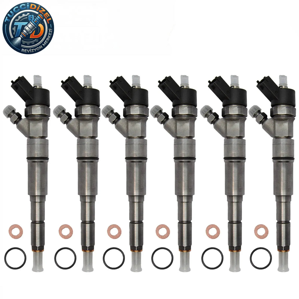 6 Adet Bosch-Enjektör 445110047 BMW 3er E46 5 E39 7 E38 X5 E53 Land-Range Rover