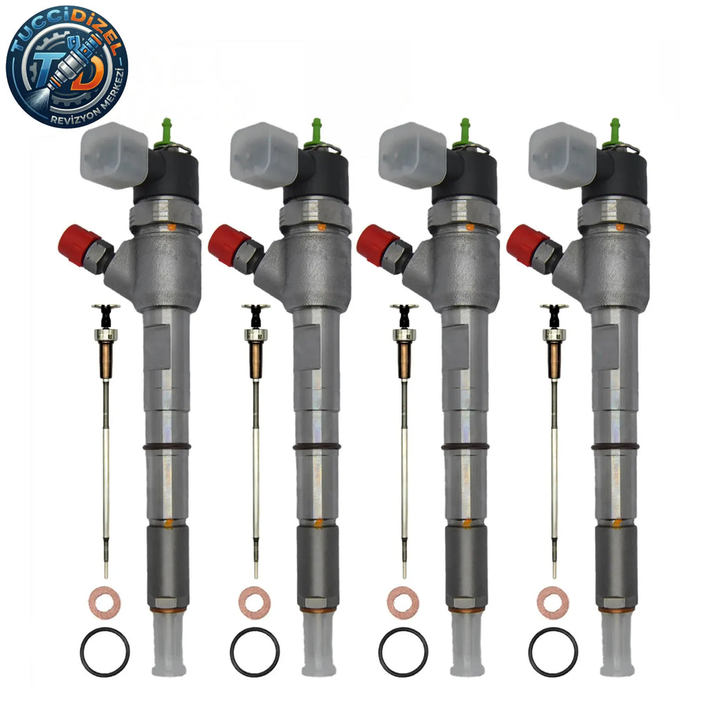 4 Adet Bosch Enjektör 0445110351 Opel Fiat Peugeot 1.3 CDTI Multijet