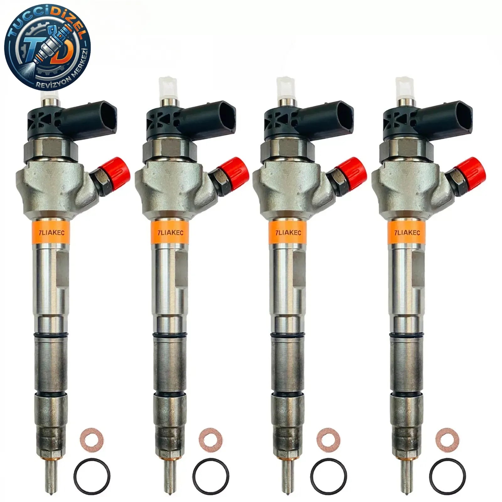 4 Adet Enjektör 0445110471 Audi, VW, Seat, Skoda 2.0 TDI