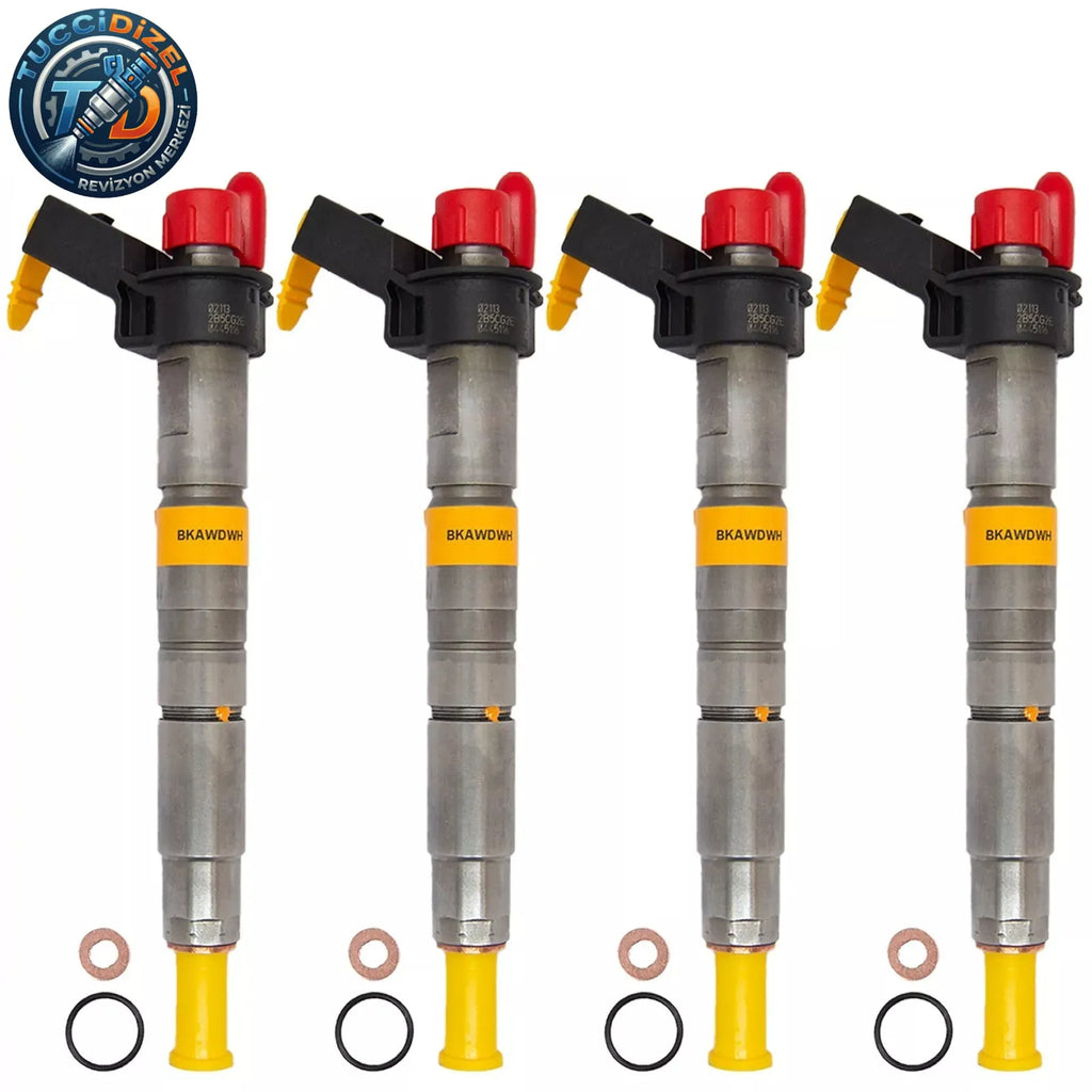 4 Adet BOSCH Dizel Enjektör 0445116024 BMW Seri 3, 5, 7, X1, X3, X5, X6