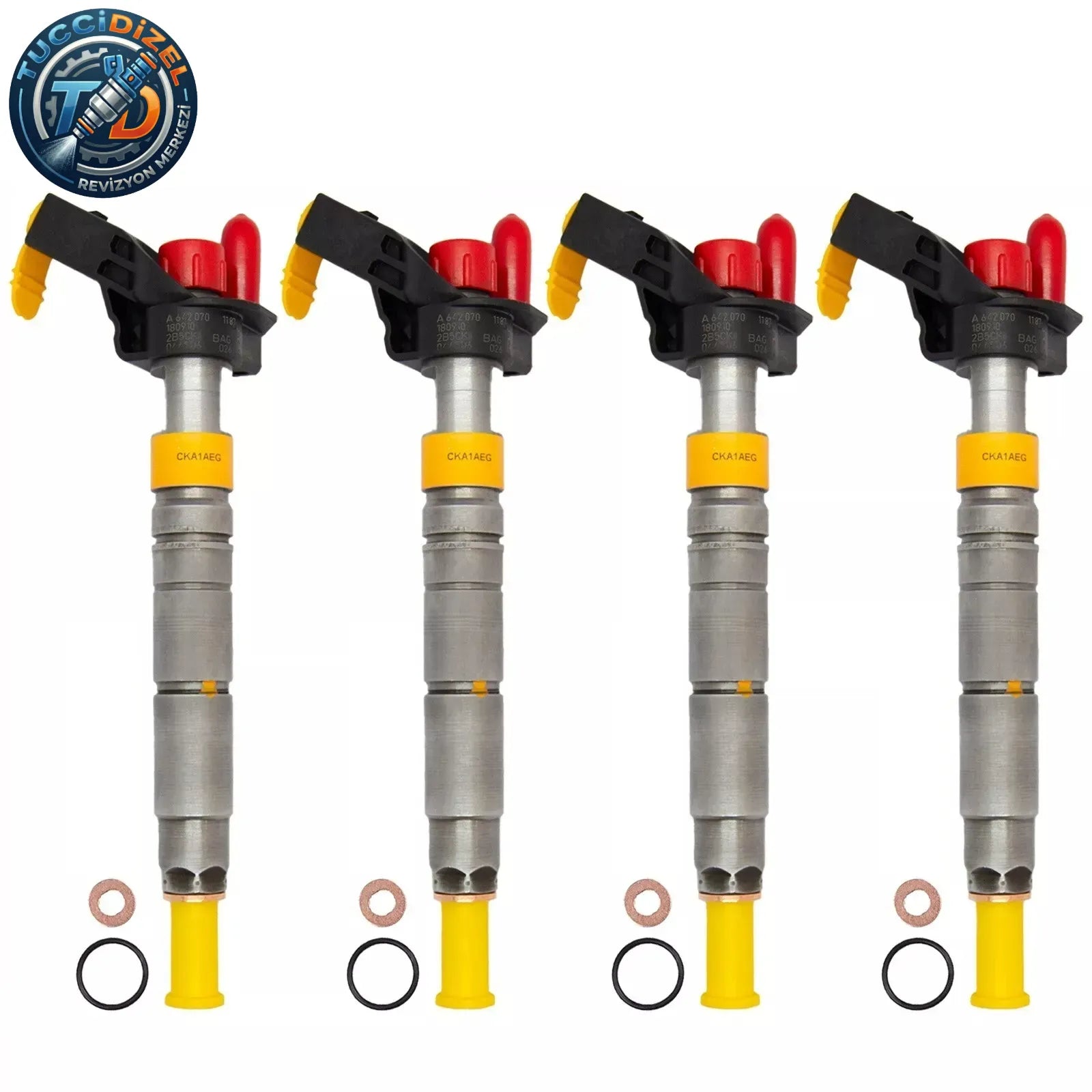 4 Adet BOSCH Enjektör (0445116026/0445116028) Mercedes-Benz V6 Dizel