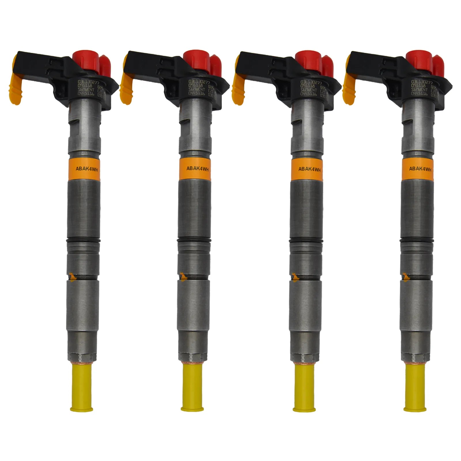 4 Adet BOSCH Enjektör (0445116030) VW, Audi, Seat, Skoda 2,0 TDI