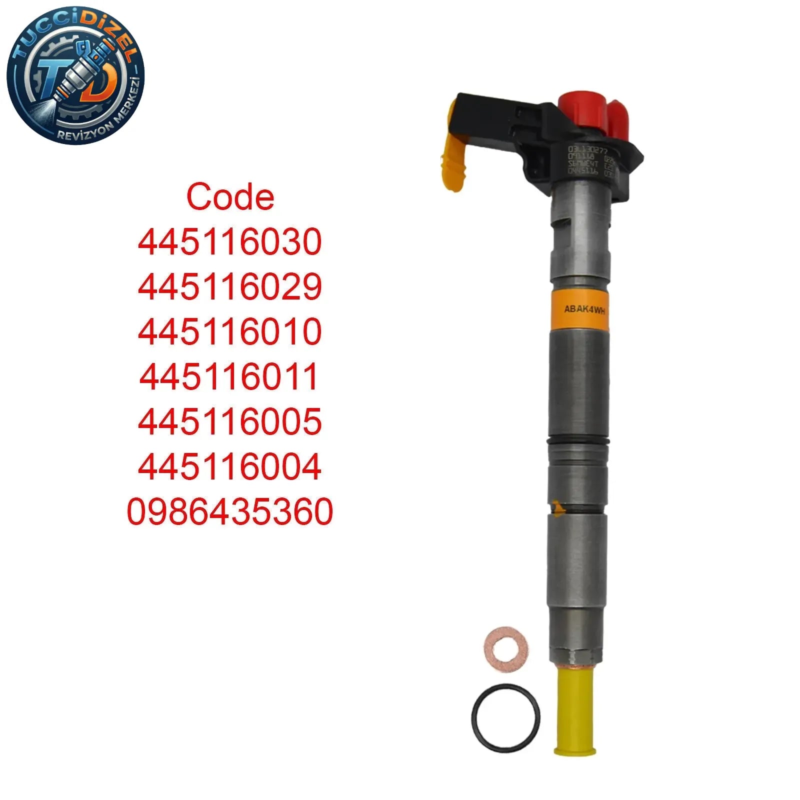 BOSCH Enjektör (0445116030) VW, Audi, Seat, Skoda 2,0 TDI