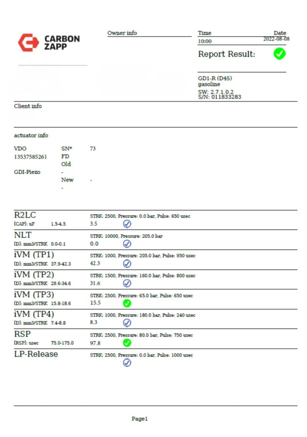 Enjektör VDO 13537589048 13537585261-12 N43 N53 BMW Benzinli