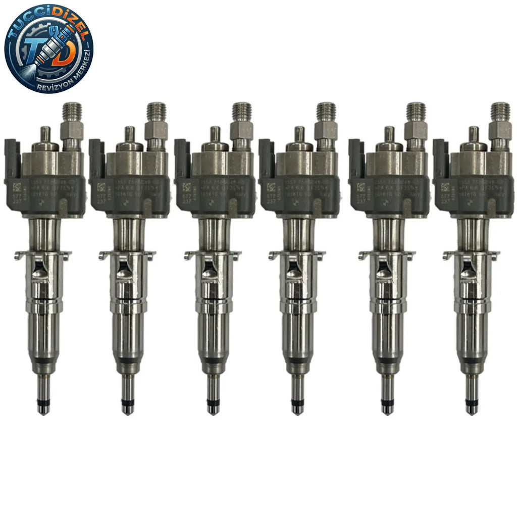6 Adet Enjektör VDO 13537589048-03 13537565138 N43 N53 BMW Benzinli