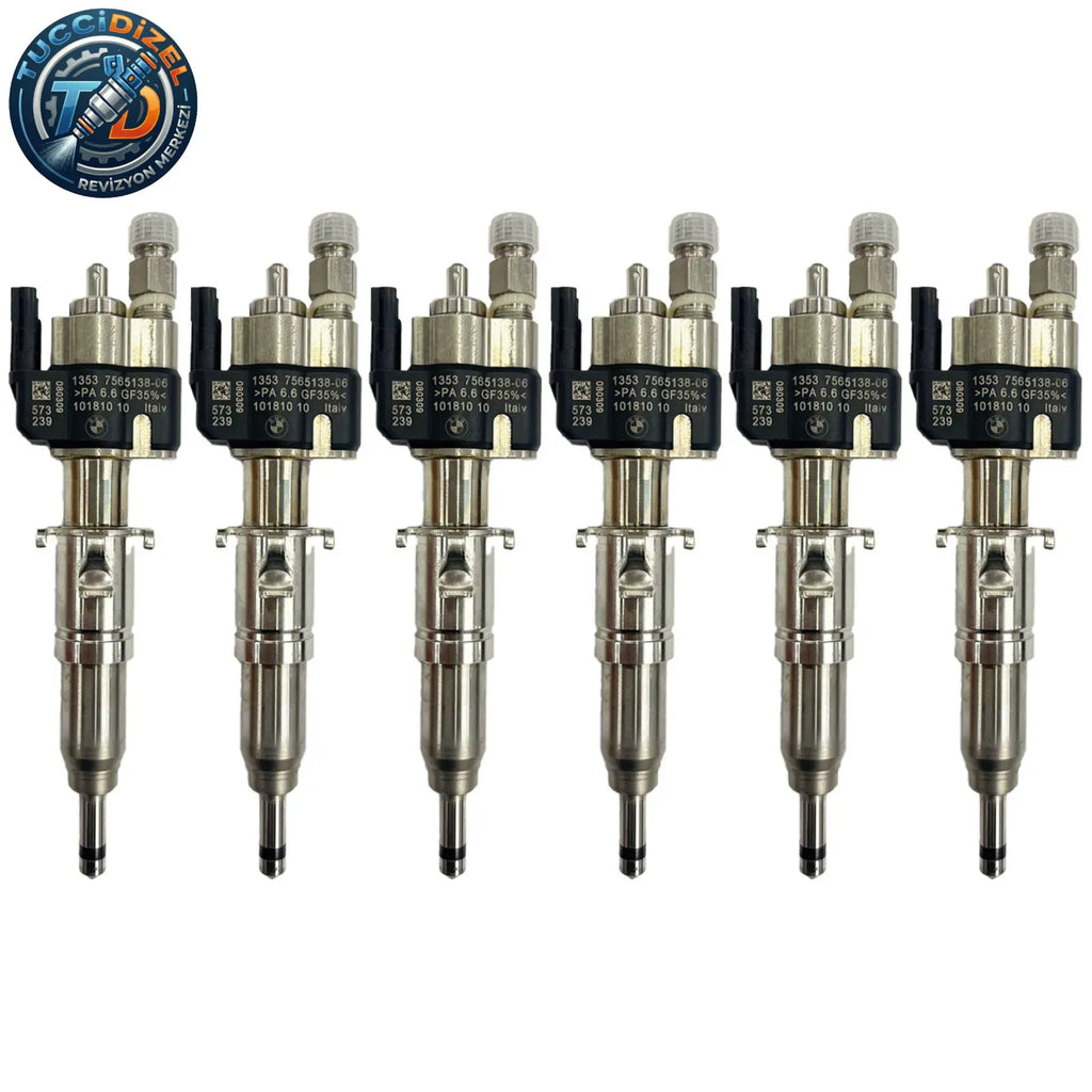 6 Adet Enjektör VDO 13537589048-06 13537565138 N43 N53 BMW Benzinli