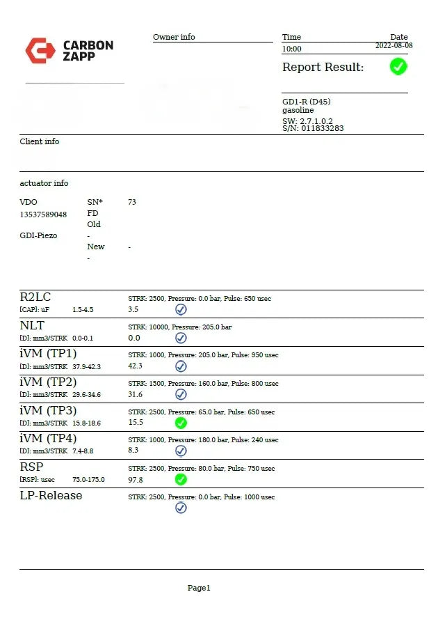 Enjektör VDO 13537589048-08 13537565138 N43 N53 BMW Benzinli
