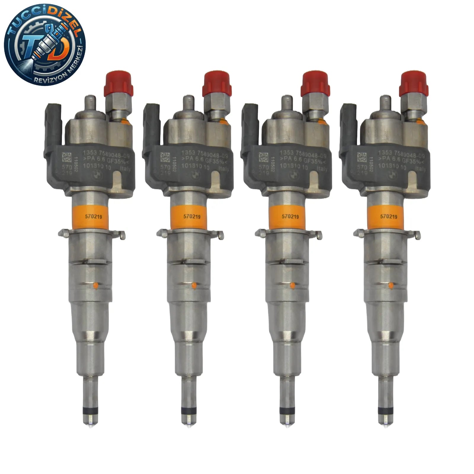 4 Adet Enjektör VDO 13537589048-09 13537565138 N43 N53 BMW Benzinli