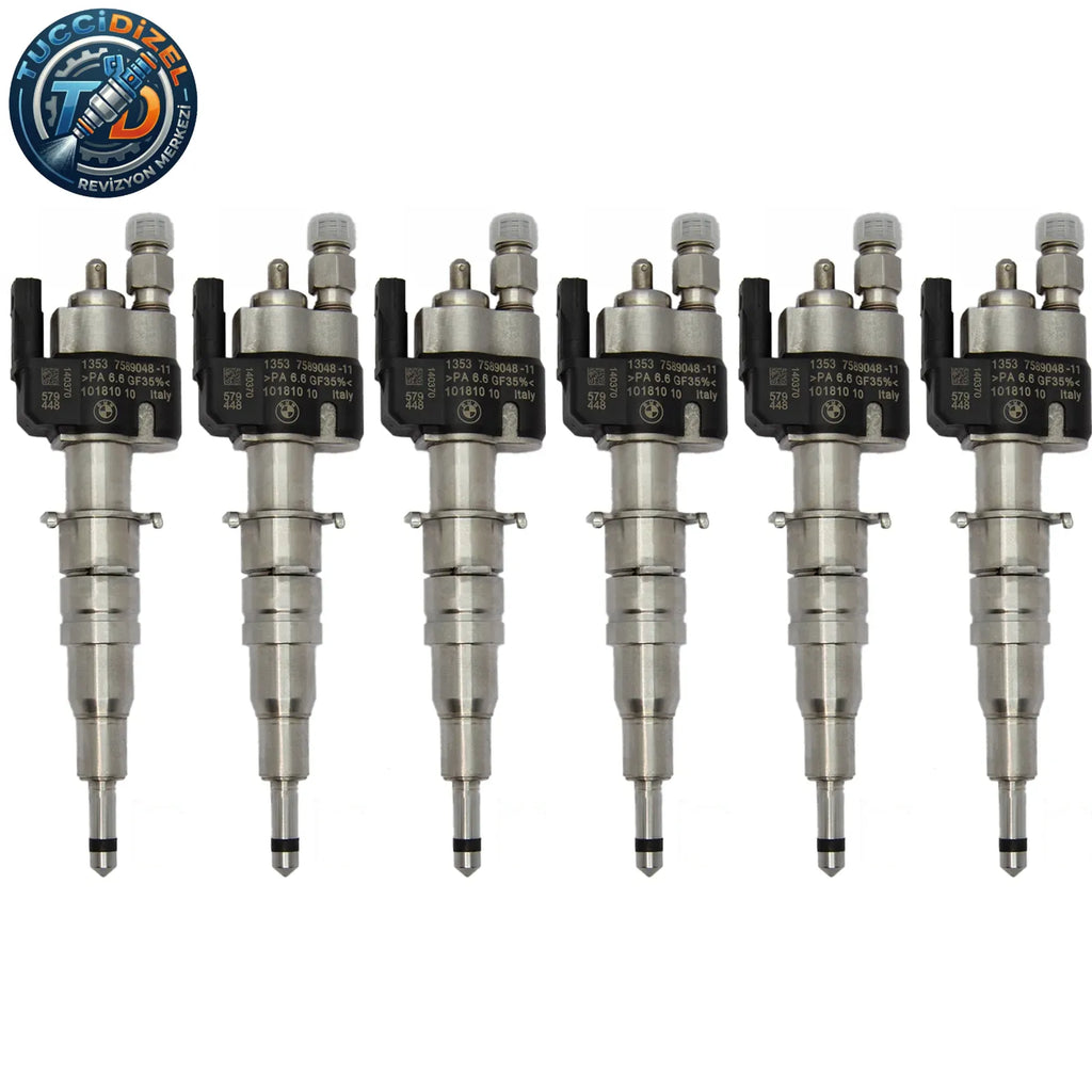 6 Adet Enjektör VDO 13537589048-11 13537565138 N43 N53 BMW Benzinli