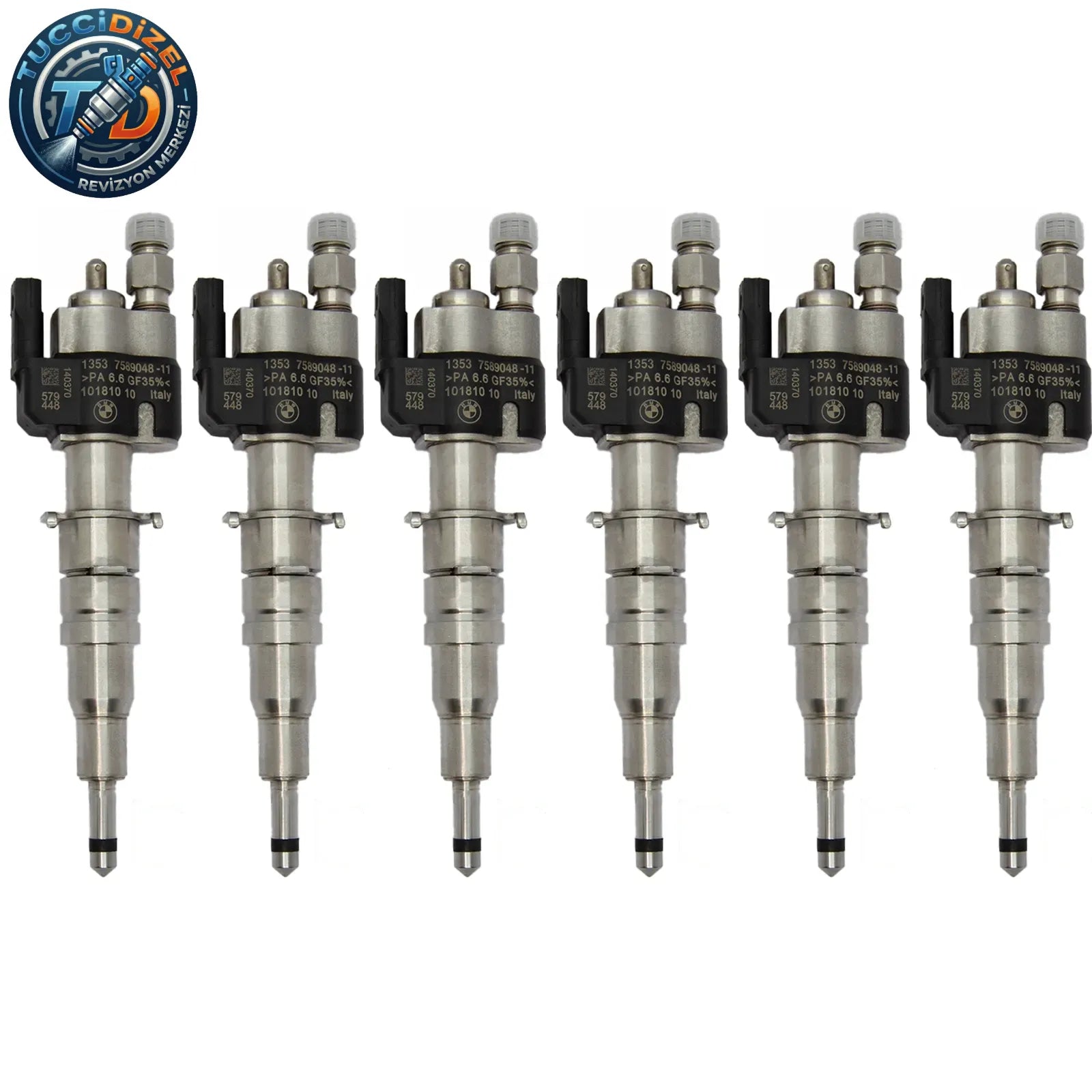 6 Adet Enjektör VDO 13537589048-11 13537565138 N43 N53 BMW Benzinli