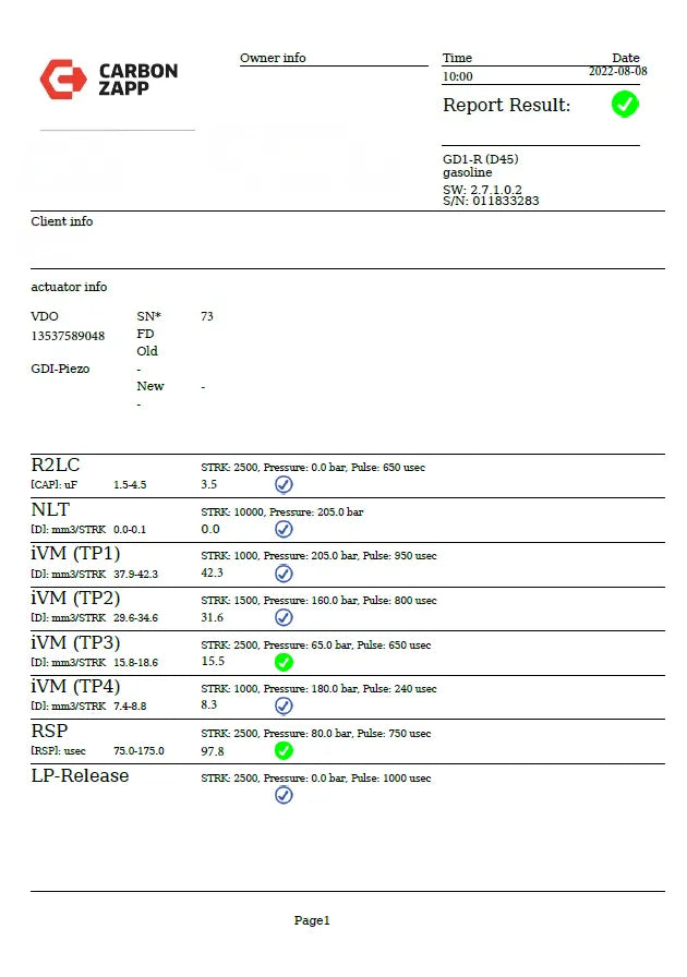 Enjektör VDO 13537589048-05 13537565138 N43 N53 BMW Benzinli