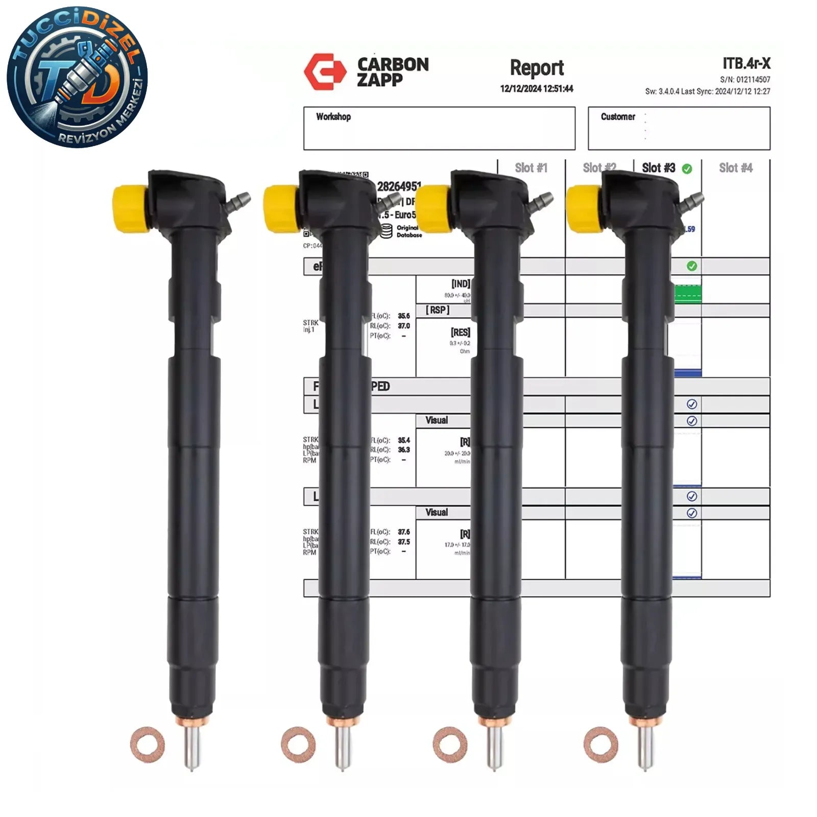 4 Adet Delphi Enjektör 2.2 D Opel & Chevrolet | 28264951 25183186