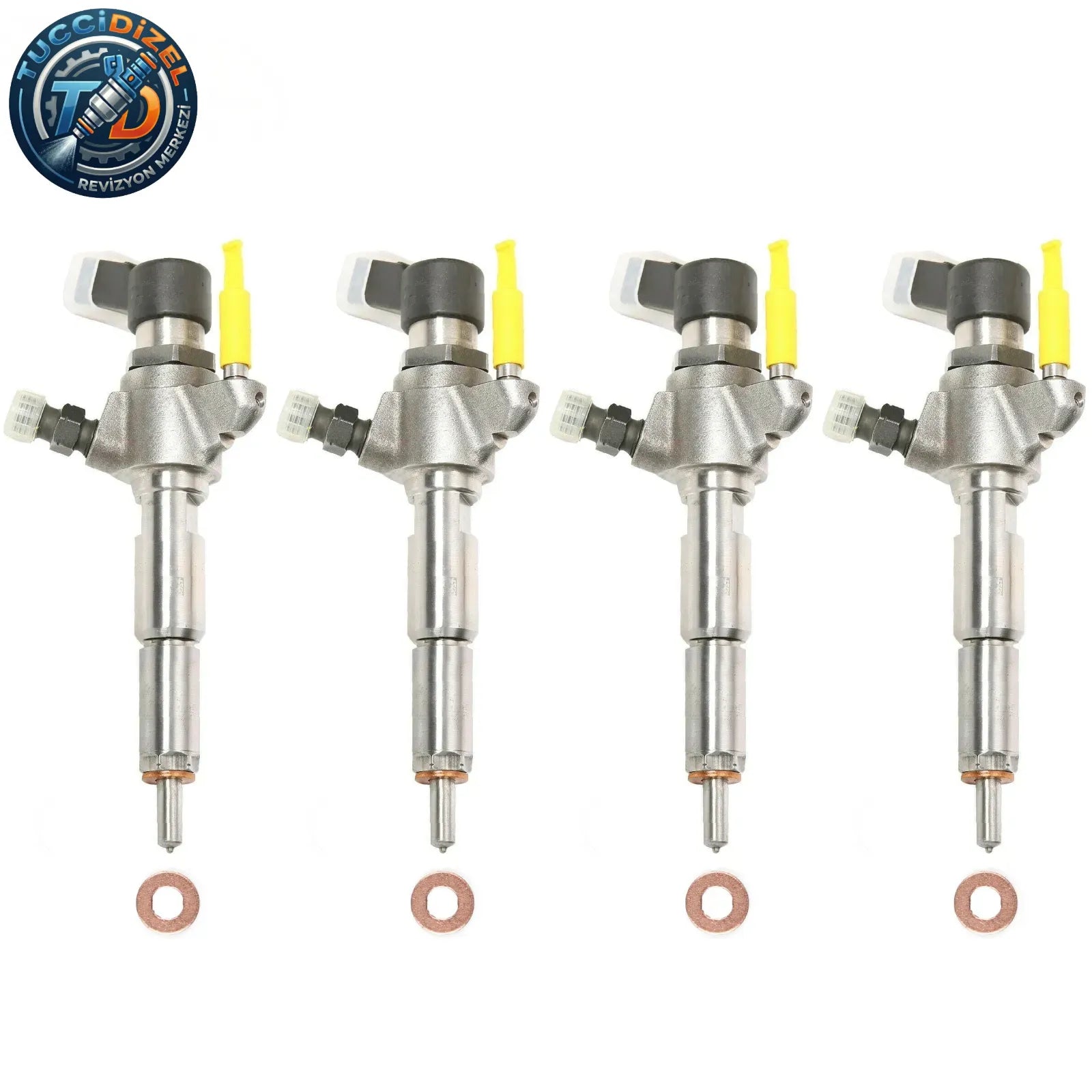 4 Adet Enjektör Ford Volvo Peugeot Mazda 1,6 HDI 9674973080-9802448680
