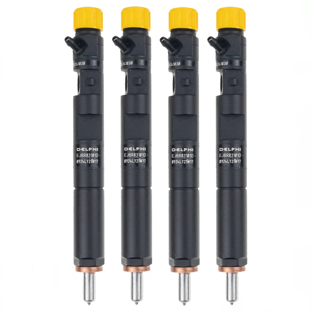 4 Adet Delphi Common-Rail Enjektör EJBR03101D – Renault / Nissan / Dacia 1.5 dCi için Dizel Enjektör