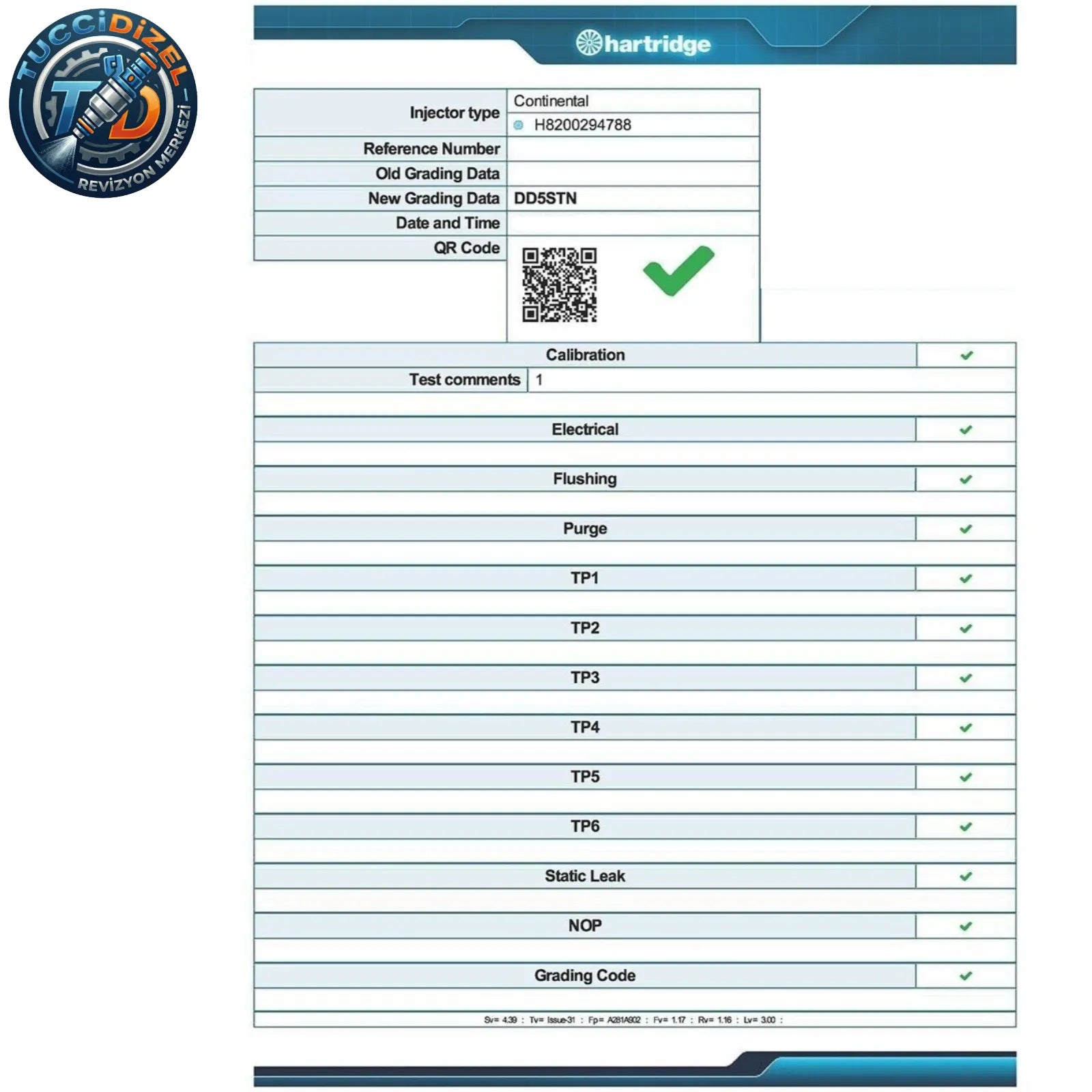 Siemens Enjektör 1.5 dCi Renault, Nissan, Mercedes | H8201100113